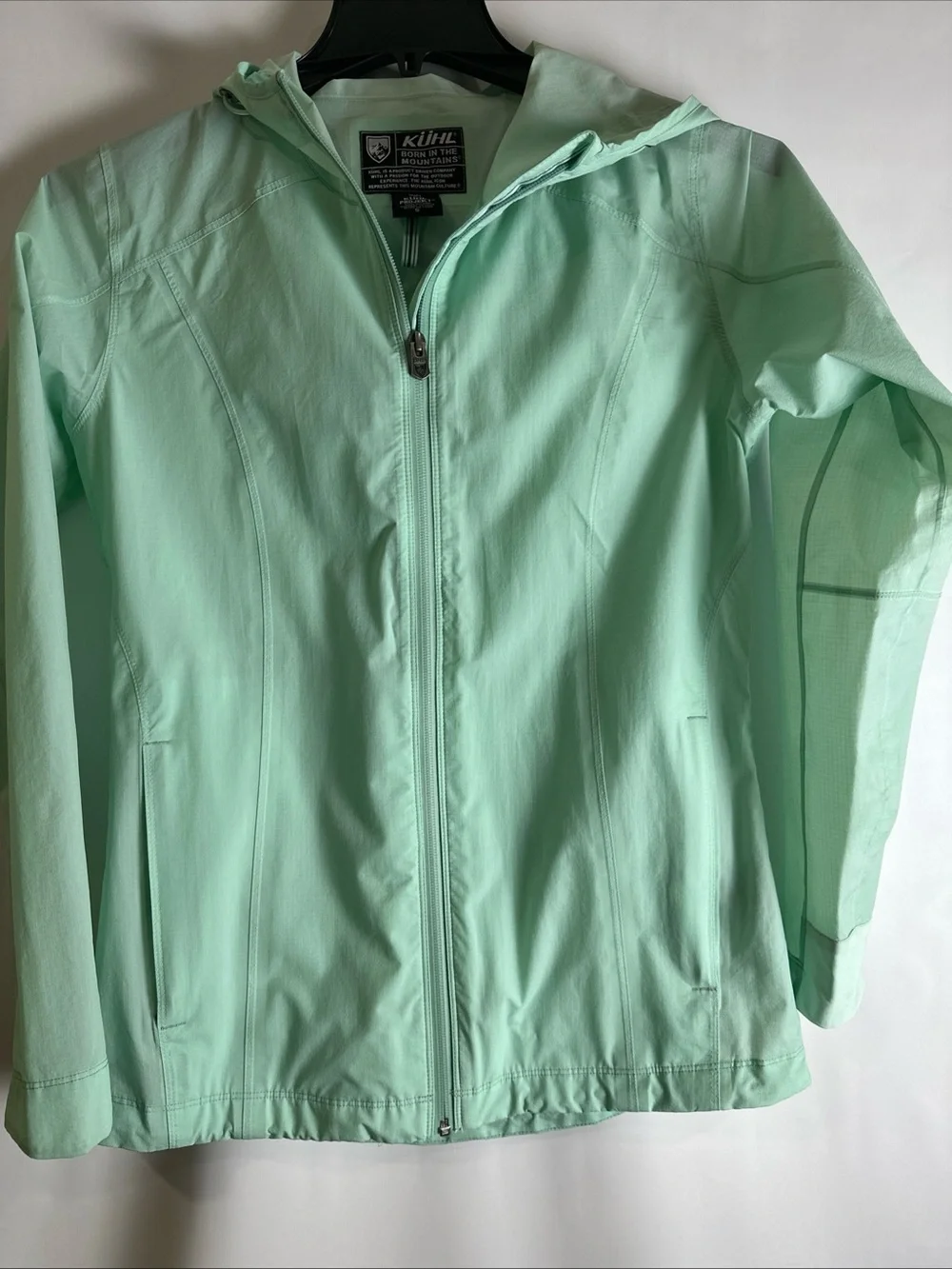 Kuhl Women’s Mint Green Lightweight Hooded Jacket - Picture 5 of 12